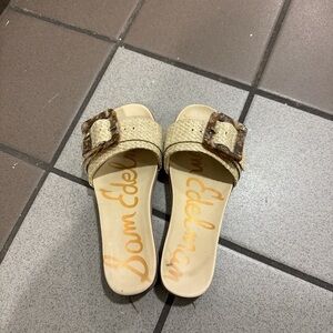 Sam Edelman slide sandals with buckle